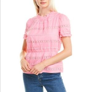 J. Crew Daisy Chain Peplum Top NWT Size M